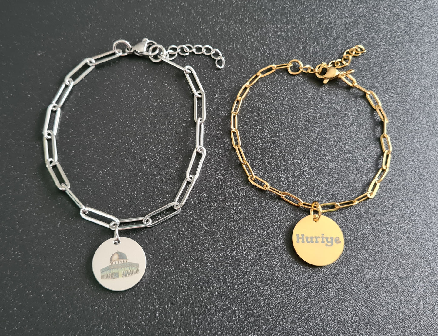 Bracelet maille de 2,7 et 4 mm et de longueur 16-18-20 cm