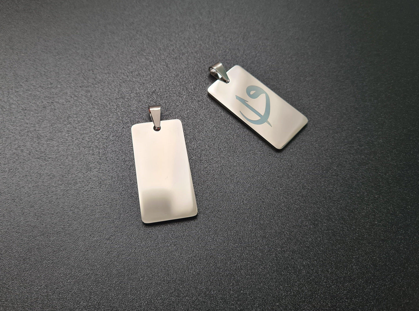 Pendentif de 20x40 mm à graver