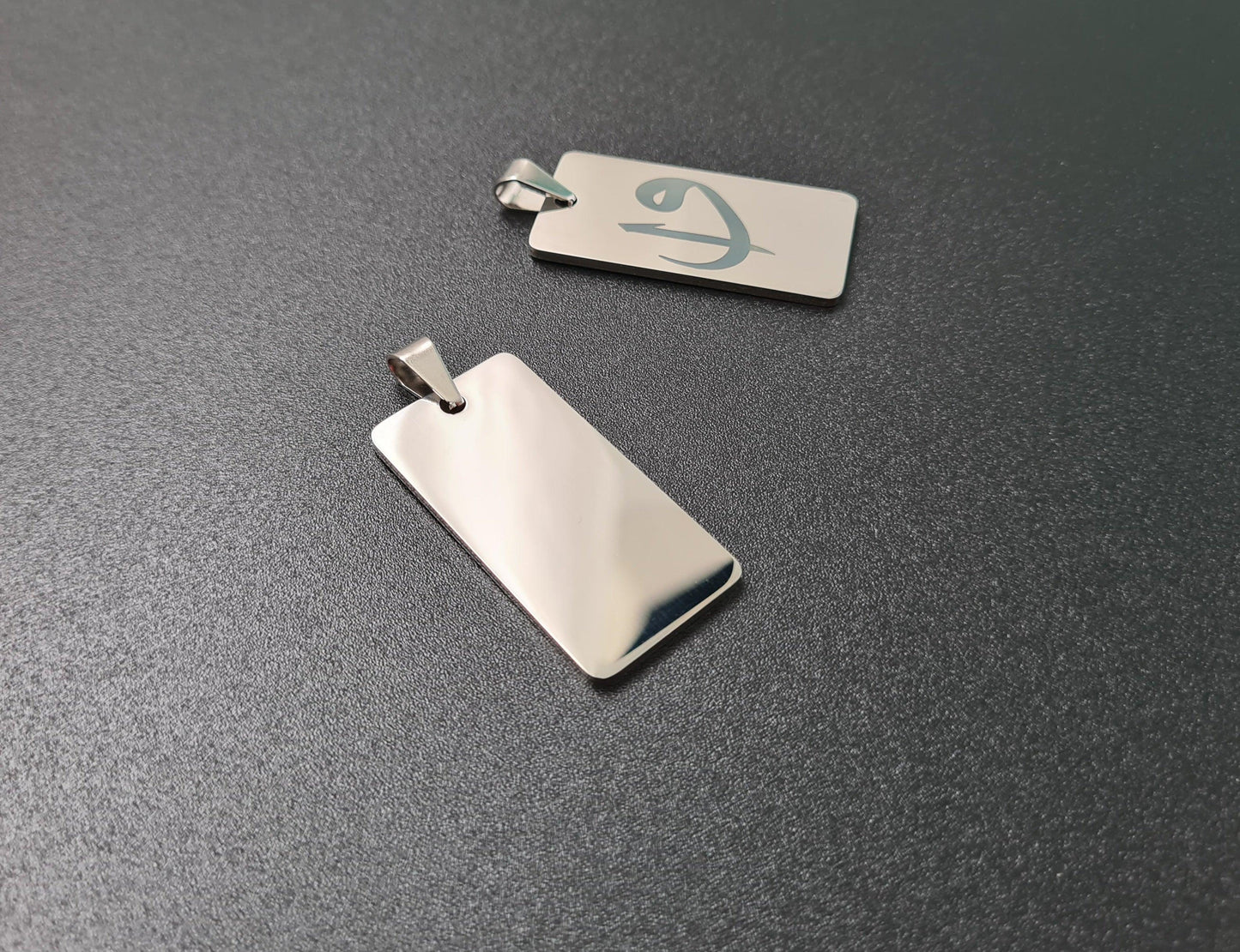 Pendentif de 20x40 mm à graver