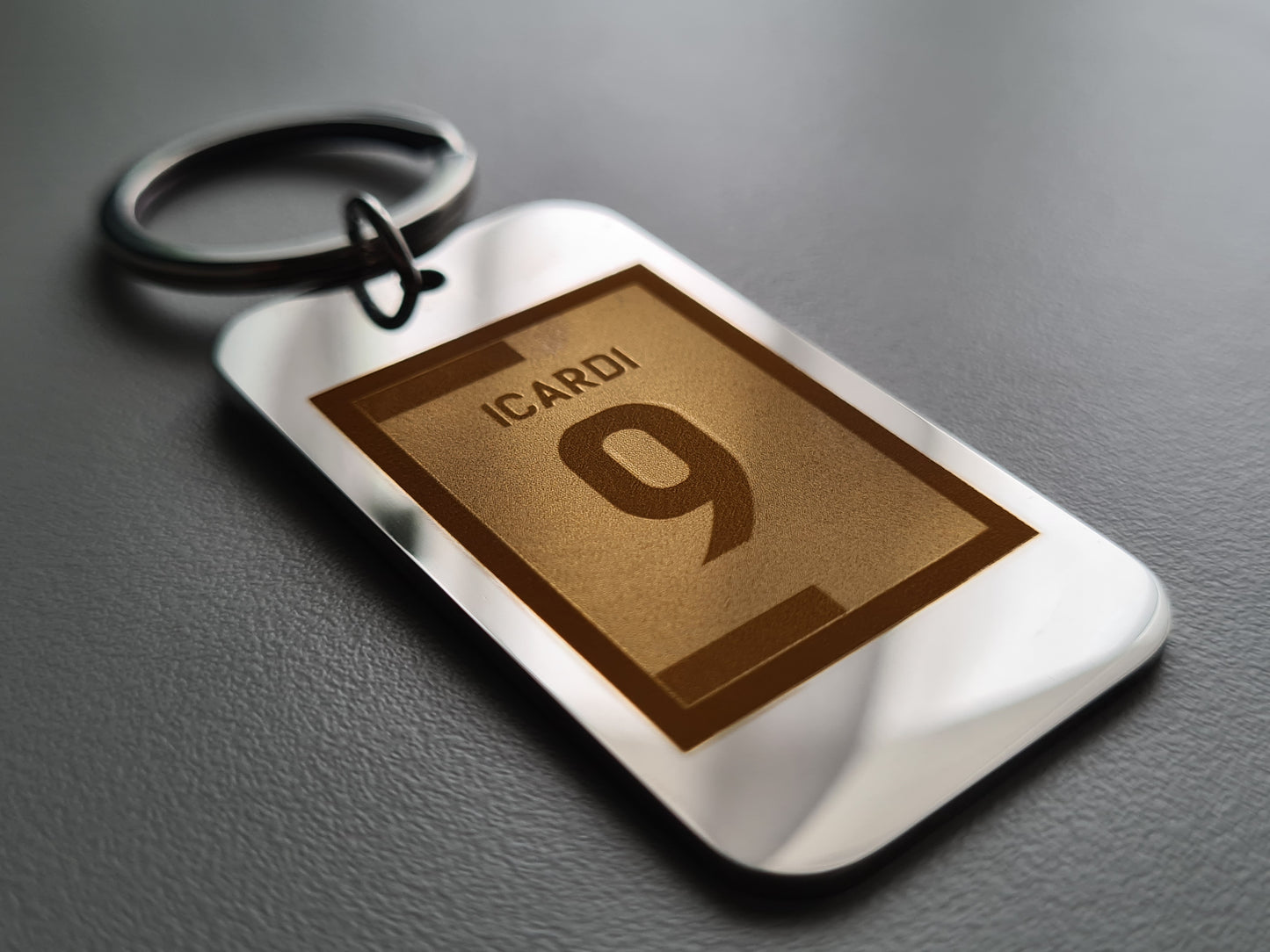 Porte clé rectangle de 5x2,8 cm à personnaliser