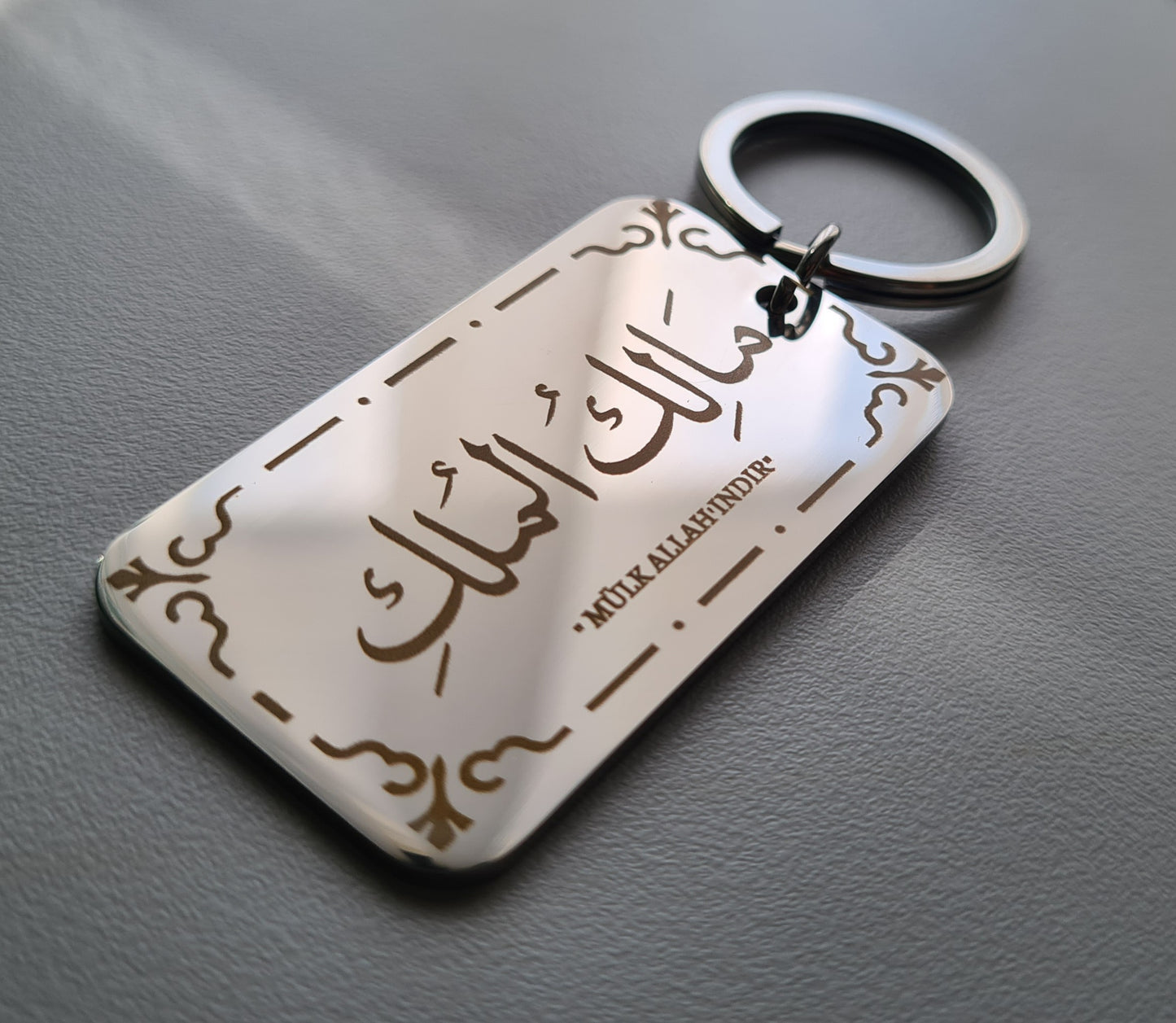 Porte clé rectangle de 5x2,8 cm à personnaliser
