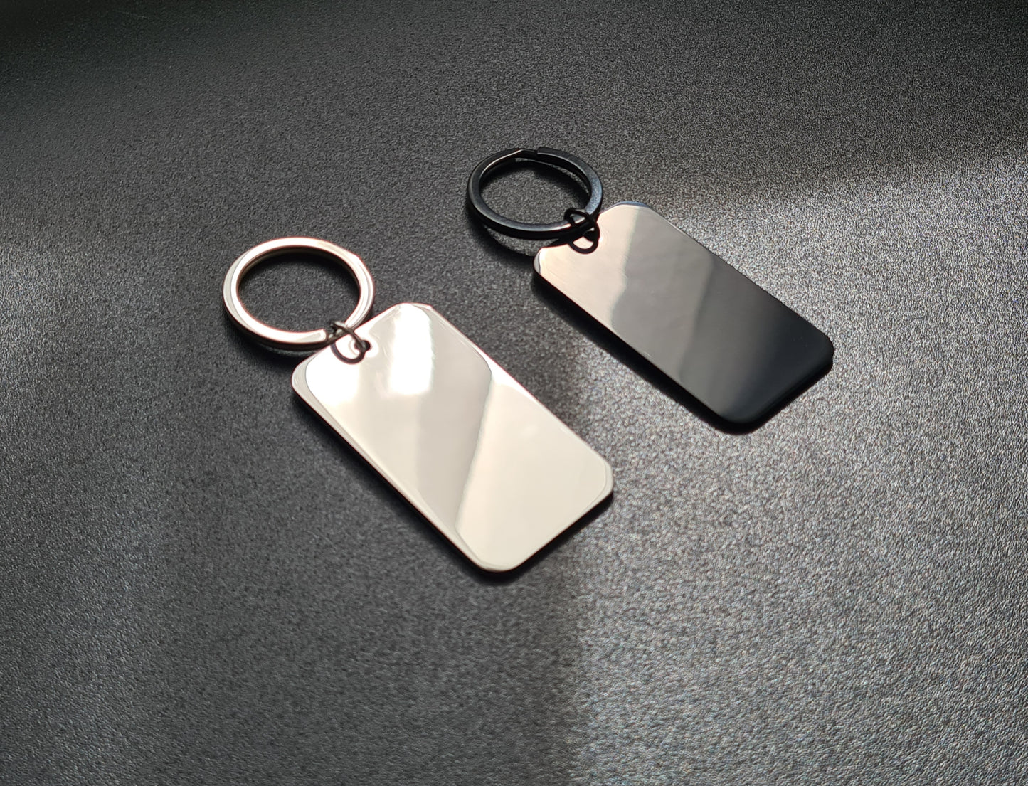 Porte clé rectangle de 5x2,8 cm à personnaliser