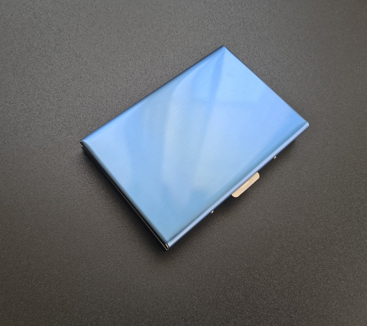 Etui porte 6 cartes en métal de 9,6x6,5 cm