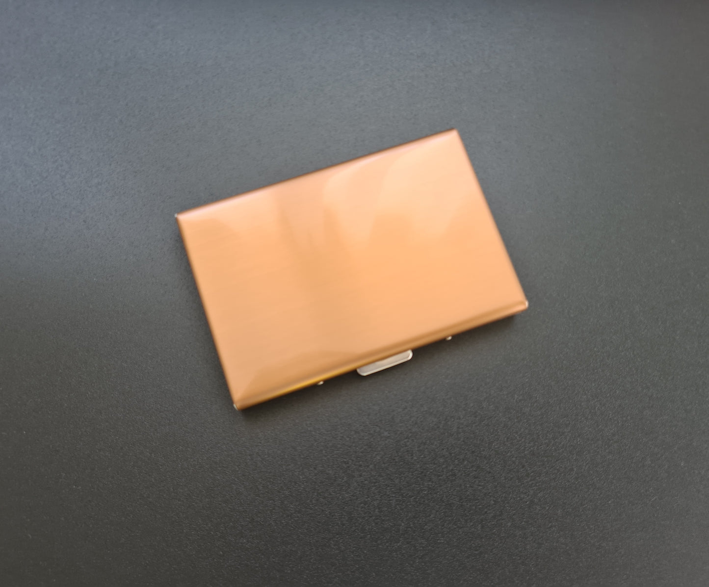 Etui porte 6 cartes en métal de 9,6x6,5 cm