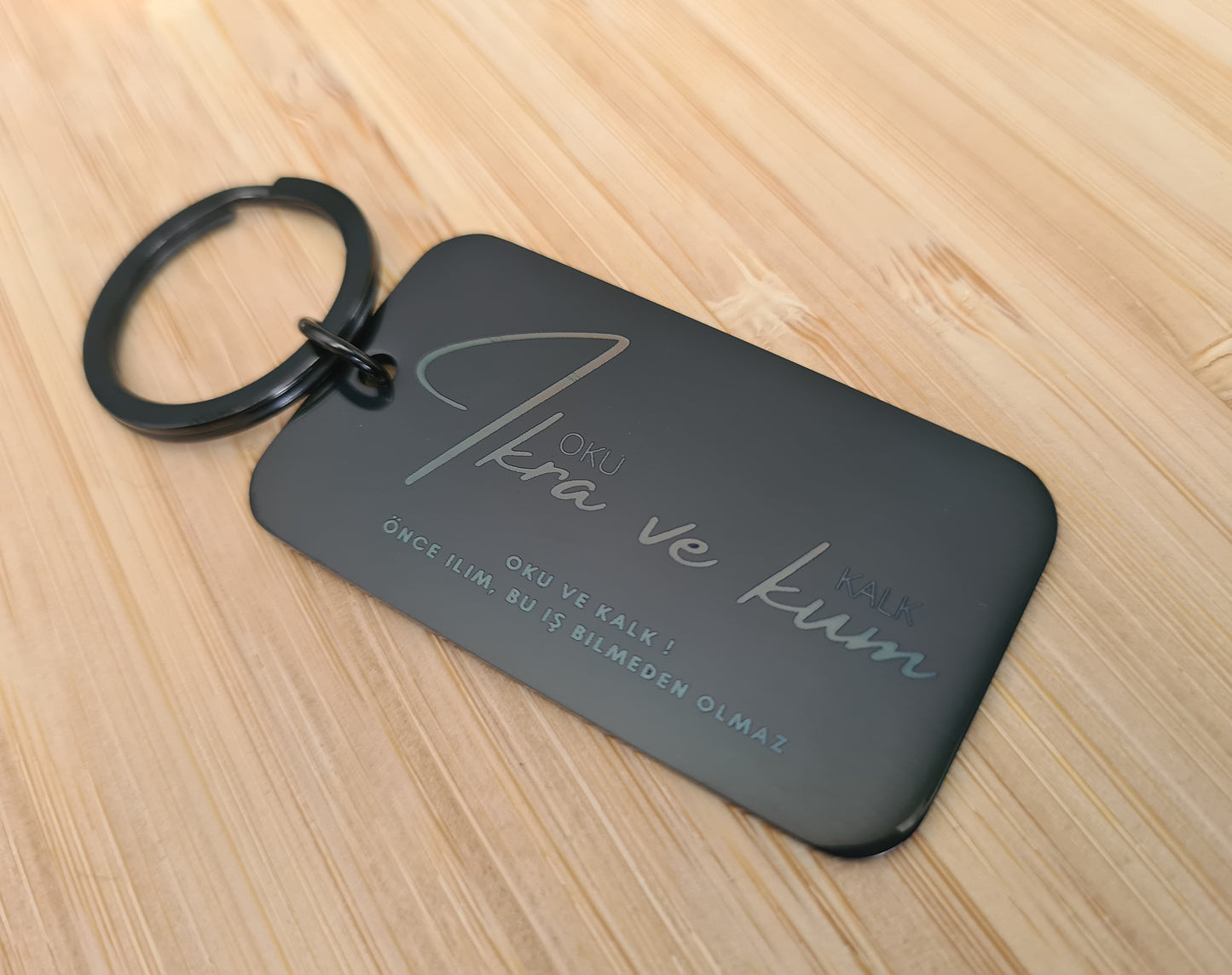 Porte clé rectangle de 5x2,8 cm à personnaliser