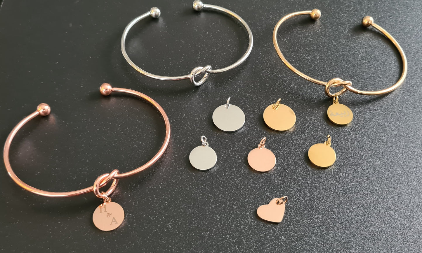 Bracelet nœud ouvert