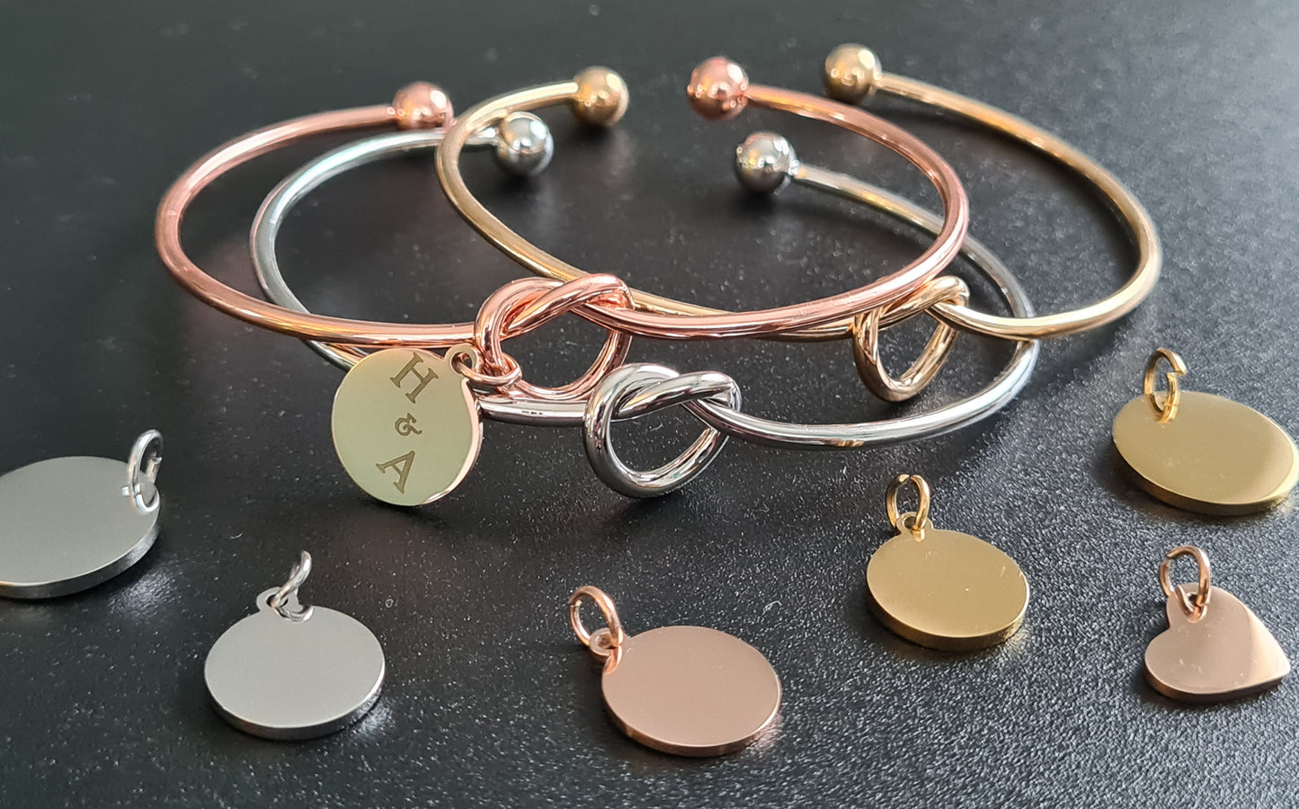Bracelet nœud ouvert