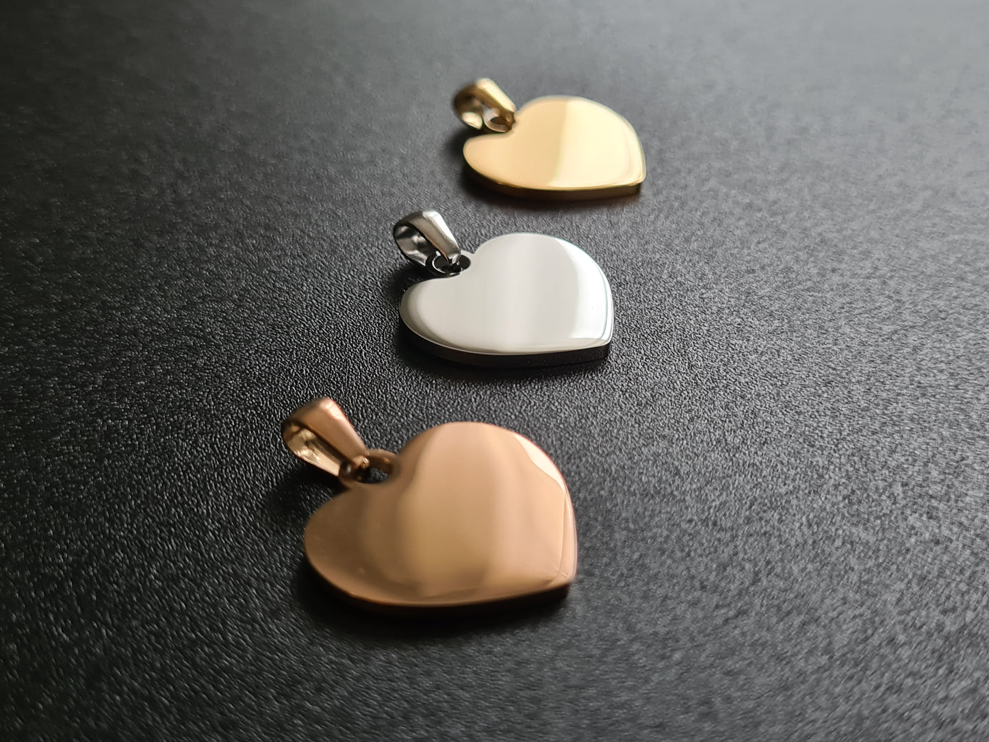 Breloque ou Pendentif coeur de 20x20 mm