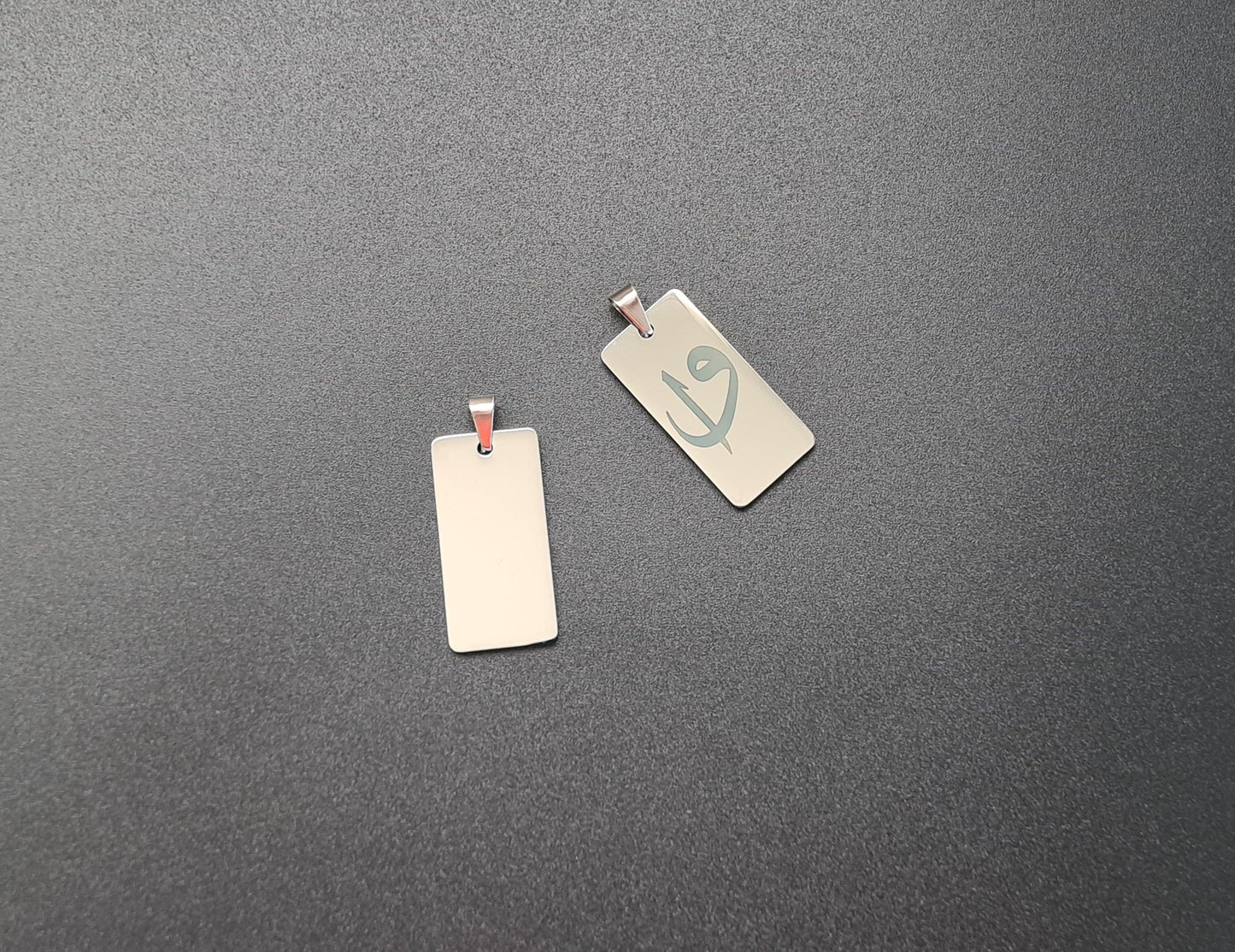 Pendentif de 20x40 mm à graver