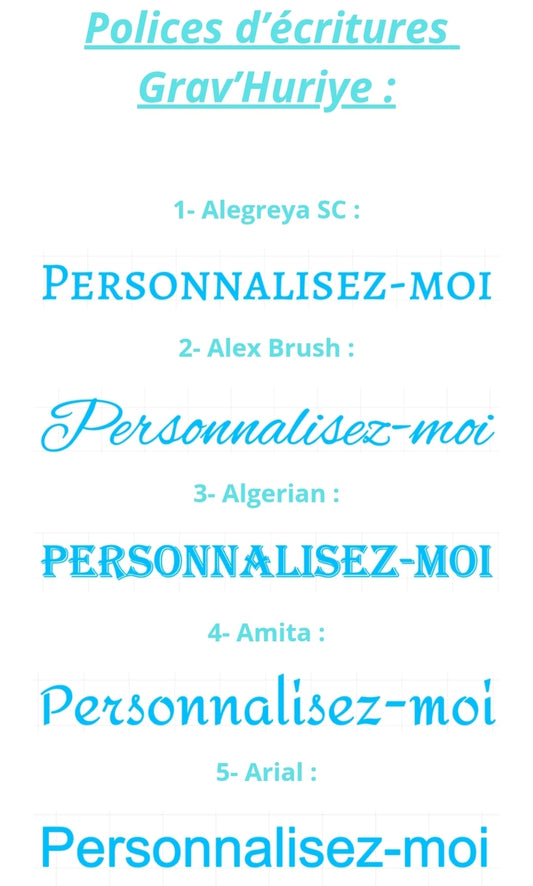 Police d'écriture
